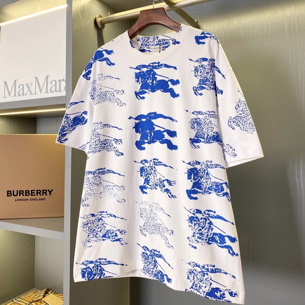Burberry Equestrian Knight Logo Cotton T-shirt for Men
